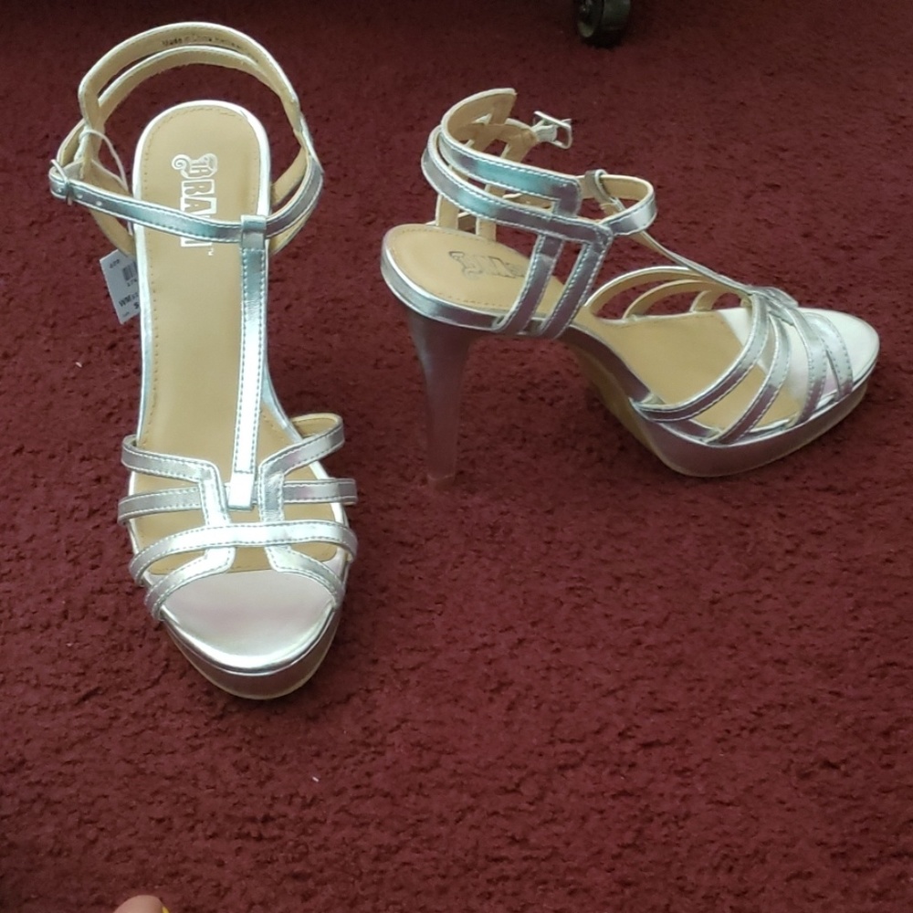 Silver heels
